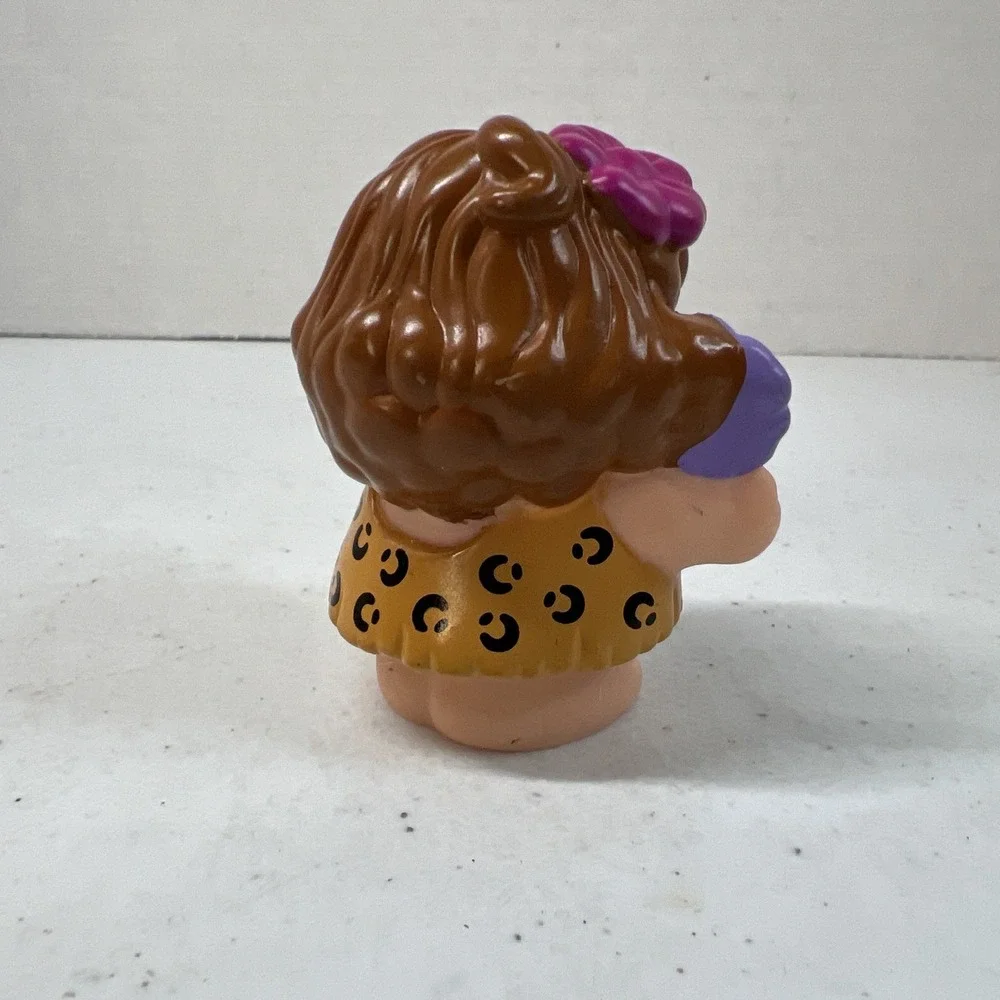 Fisher Price Little People Dinosaur Dinoland Cave Woman Girl Flower Figure